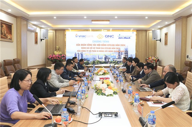 Đoàn công tác Hội đồng giải thưởng chất lượng Quốc gia làm việc tại Công ty CP Xi măng & 32Win1 com nạp rút uy tín Quảng Ninh