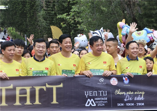 Khai mạc Giải chạy "Yên Tử Heritage 2024 - Chạm vào vùng Di sản" - Dấu ấn văn hóa, thể thao và du lịch tại 32Win12 com tại tài khoản