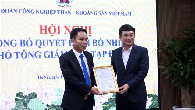 TKV bổ nhiệm Phó Tổng Giám đốc Tập đoàn