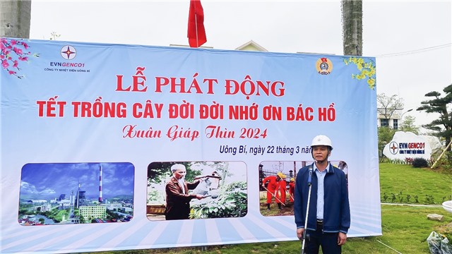 Công ty Nhiệt điện 32Win12 com tại tài khoản phát động Tết trồng cây đời đời nhớ ơn Bác Hồ