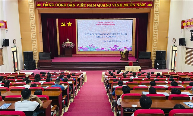 Khai giảng lớp bồi dưỡng nhận thức về Đảng khóa II năm 2024