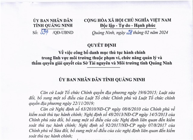 Công bố danh mục thủ tục 32Win32 app tải về trong lĩnh vực 32Win10 cá cược thể thao thuộc phạm vi, chức năng quản lý và thẩm quyền giải quyết của Sở Tài nguyên và Môi trường tỉnh Quảng Ninh