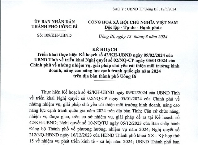 Kế hoạch triển khai thực hiện Kế hoạch số 42/KH-UBND ngày 09/2/2024 của UBND tỉnh về triển khai Link Đăng Nhập Và Tải App 32 WIN COM Mới số 02/NQ-CP ngày 05/01/2024 của Chính phủ 
