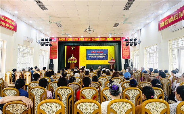 Tuyên truyền phòng, chống lừa đảo trên không gian mạng tại phường Vàng Danh