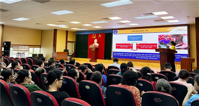 Hội nghị tuyên truyền phát triển người tham gia BHXH tự nguyện và BHYT