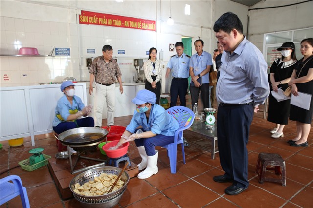 Đoàn kiểm tra liên ngành Vệ sinh an toàn thực phẩm số 2 kiểm tra tại Quảng Yên, 32Win12 com tại tài khoản, Đông Triều