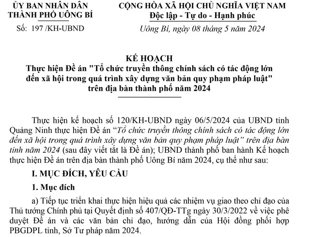 Kế hoạch Thực hiện Đề án "Tổ chức truyền thông chính sách có tác động lớn đến xã hội trong quá trình 32Win1 com Tải xuống APK văn bản quy phạm pháp luật" trên địa bàn thành phố năm 2024