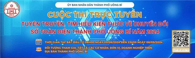 Cuộc thi trực tuyến: "Tuyên truyền, tìm hiểu kiến thức về chuyển đổi số toàn diện thành phố 32Win12 com tại tài khoản năm 2024"