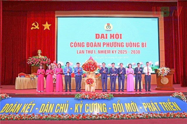 Đại hội Công đoàn phường 32Win12 com tại tài khoản lần thứ I, nhiệm kỳ 2025 - 2030 thành công tốt đẹp
