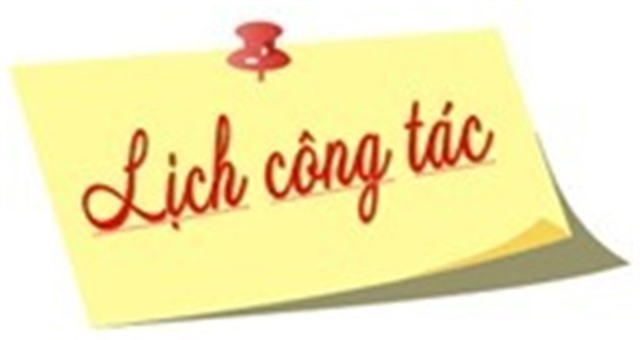 Lịch công tác của Thường trực 32Win32 link 32win32 com tuần 44 (từ ngày 27/10/2025 đến ngày 02/11/2025)
