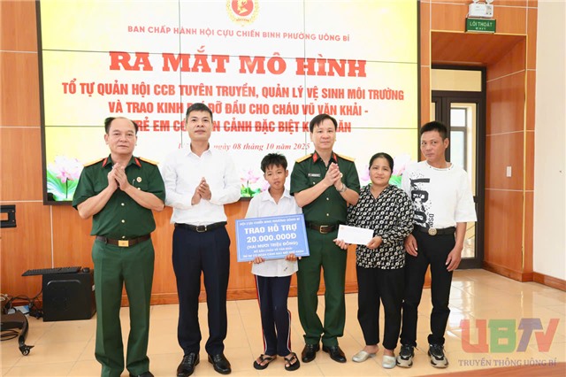 Hội Cựu chiến binh phường 32Win12 com tại tài khoản ra mắt mô hình đỡ đầu, chăm sóc trẻ em có hoàn cảnh đặc biệt khó khăn