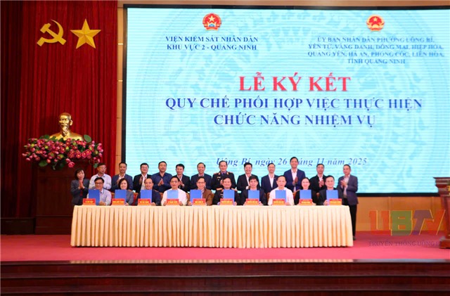 Viện Kiểm sát Nhân dân khu vực 2, tỉnh Quảng Ninh: Ký quy chế phối hợp với các 32Win link đăng nhập