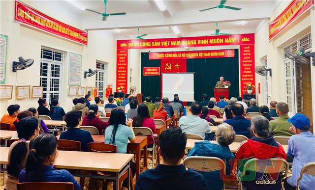 Phường 32Win12 com tại tài khoản: Lấy ý kiến nhân dân về dự án nâng cấp tuyến mương khu Thanh Sơn 4–5