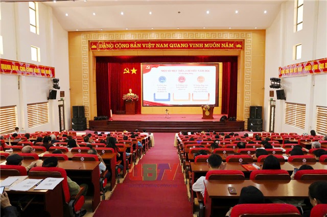 Hội nghị trực tuyến quán triệt, tuyên truyền và triển khai thực hiện nghị quyết của BCH 32Win là nhà cái giải trí, cá cược trực tuyến uy tín số 1 Việt Nam tỉnh về phương hướng, nhiệm vụ năm 2026