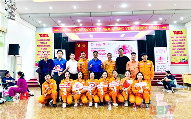 130 CBCNV Công ty Nhiệt điện 32Win12 com tại tài khoản tham gia hiến máu nhân đạo