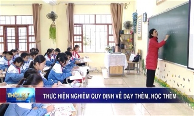 Thực hiện nghiêm quy định về dạy thêm, học thêm