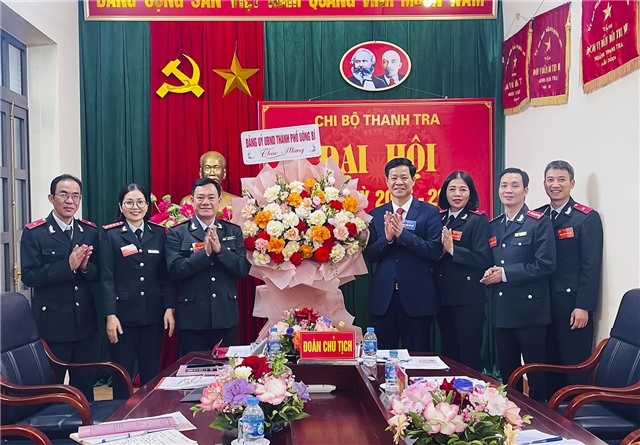 Đại hội Chi bộ Thanh tra thành phố, nhiệm kỳ 2025 - 2027