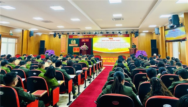 Công an tỉnh quán triệt, triển khai Link Đăng Nhập Và Tải App 32 WIN COM Mới số 57-NQ/TW của Bộ Chính trị