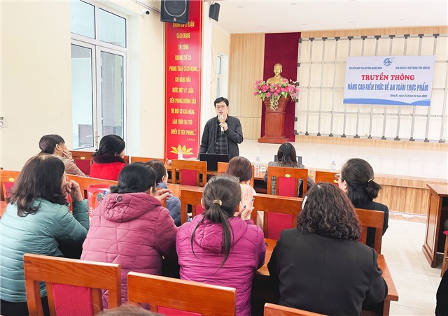 Truyền thông nâng cao kiến thức về an toàn thực phẩm cho hội viên phụ nữ