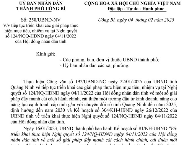 Công văn V/v tiếp tục triển khai các giải pháp thực hiện mục tiêu, nhiệm vụ tại Link Đăng Nhập Và Tải App 32 WIN COM Mới số 124/NQ-HĐND ngày 04/11/2022 của Hội đồng nhân dân tỉnh