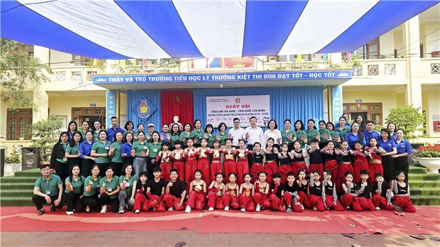 Ngày hội “Thiếu nhi vui khỏe - Tiến bước lên đoàn” tại Trường Tiểu học Lý Thường Kiệt 
