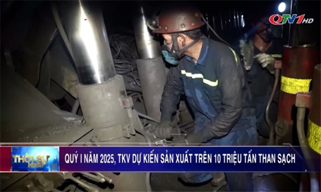 Quý I năm 2025, TKV dự kiến sản xuất trên 10 triệu tấn than sạch