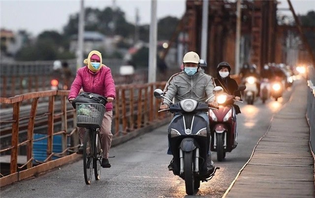 Không khí lạnh tràn về miền Bắc, trời chuyển rét