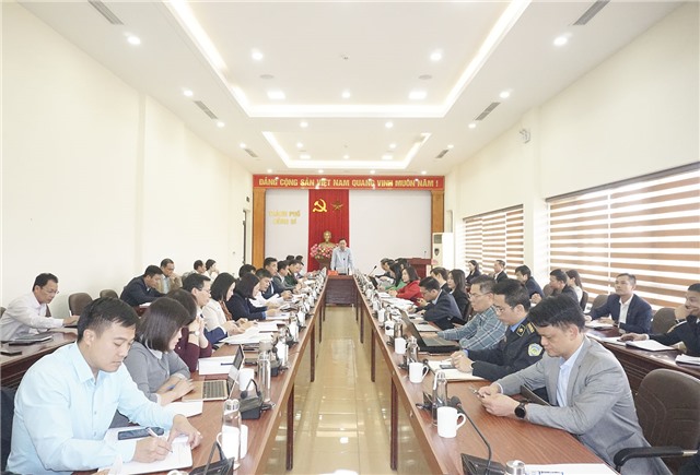 Giao ban Đảng uỷ xã, phường quý I/2025 