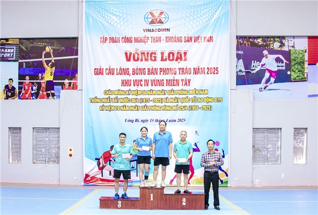 Vòng loại Giải Cầu lông – Bóng bàn phong trào TKV năm 2025 khu vực IV