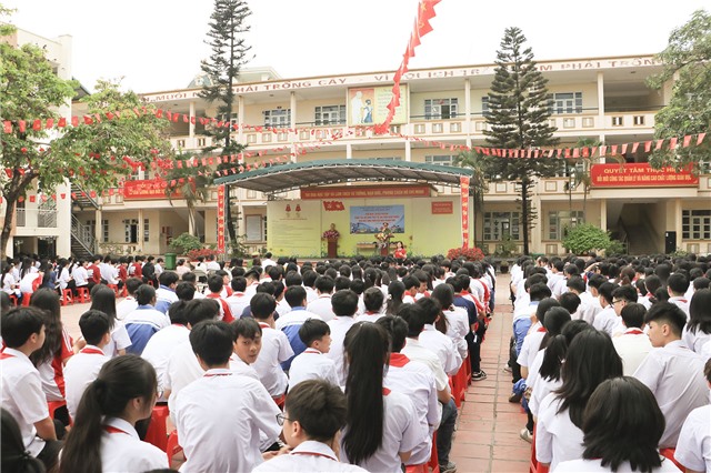Tuyên truyền công tác ANTT – ATGT cho học sinh Trường THCS Trần Quốc Toản