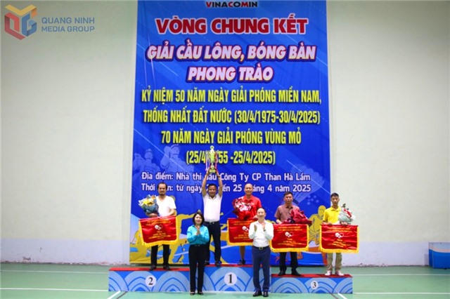 Bế mạc Vòng chung kết Giải Cầu lông - Bóng bàn TKV năm 2025