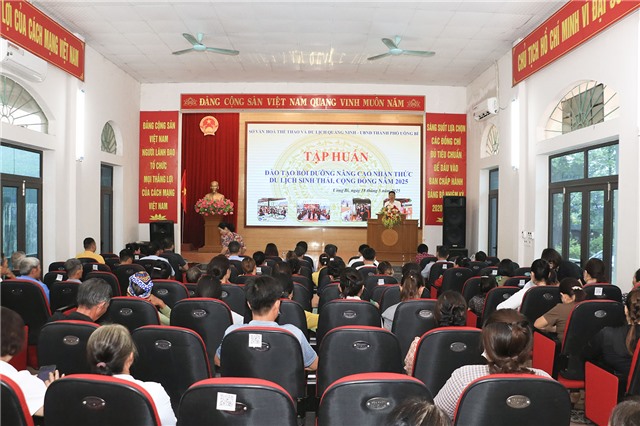 Tập huấn đào tạo bồi dưỡng nâng cao nhận thức du lịch sinh thái, cộng đồng năm 2025