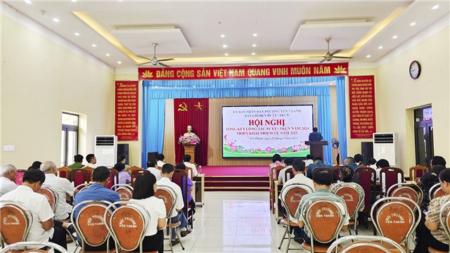 Phường Yên Thanh tổng kết công tác PCTT-TKCN 2024