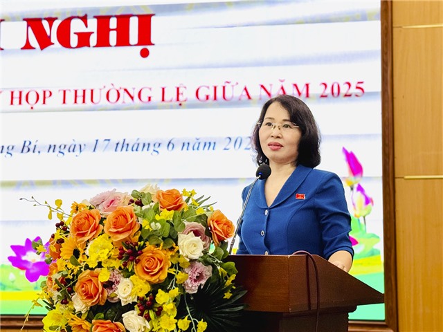 Phó Bí thư Thường trực 32Win10 bảo mật tối đa Trịnh Thị Minh Thanh tiếp xúc cử tri phường Vàng Danh - đơn vị 32Win32 app tải về mới trước kỳ họp HĐND tỉnh giữa năm 2025