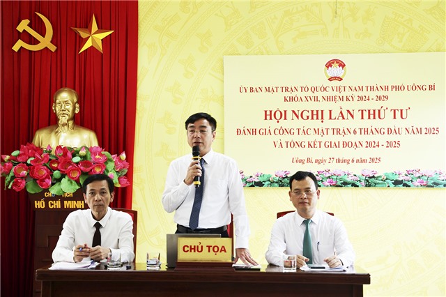 Hội nghị lần thứ 4 MTTQ thành phố đánh giá công tác mặt trận 6 tháng đầu năm 2025