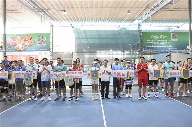Khai mạc Giải Pickleball Hành chính sự nghiệp TP 32Win12 com tại tài khoản năm 2025