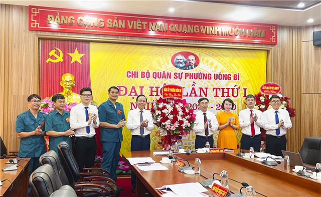 Đại hội chi bộ quân sự phường 32Win12 com tại tài khoản lần thứ I, nhiệm kỳ 2025 - 2030