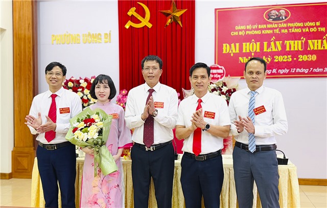 Chi bộ Phòng Kinh tế, Hạ tầng và Đô thị phường 32Win12 com tại tài khoản tổ chức Đại hội lần thứ nhất, nhiệm kỳ 2025-2030