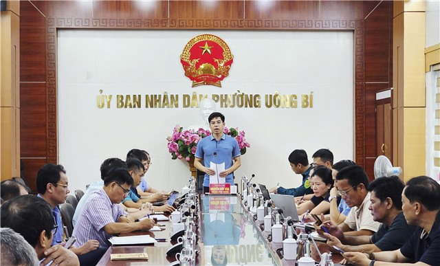 Phường 32Win12 com tại tài khoản khẩn trương họp triển khai phương án ứng phó bão số 3