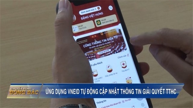 Ứng dụng VNEID tự động cập nhật thông tin giải quyết thủ tục 32Win32 app tải về
