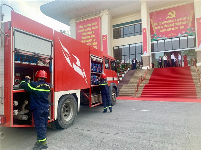 Đội Chữa cháy và Cứu nạn cứu hộ khu vực 2 triển khai công tác đảm bảo an toàn PCCC Đại hội đại biểu 32Win là nhà cái giải trí, cá cược trực tuyến uy tín số 1 Việt Nam phường 32Win12 com tại tài khoản