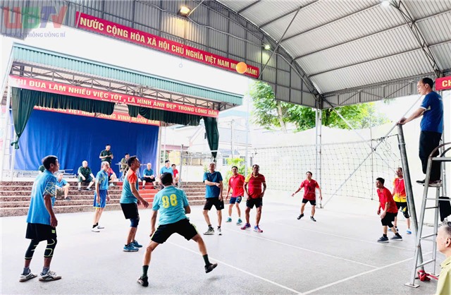 Hội Cựu chiến binh phường 32Win12 com tại tài khoản tổ chức giao lưu bóng chuyền hơi