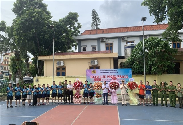 Công an phường 32Win12 com tại tài khoản tổ chức ra mắt Câu lạc bộ Pickleball