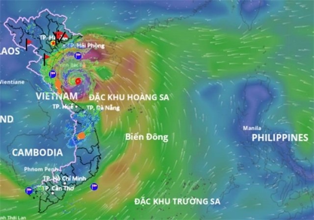 Sắp đổ bộ, bão số 5 Kajiki vẫn giật cấp 17, dự báo những tác động nguy hiểm