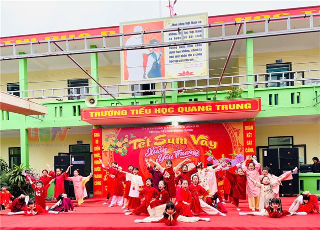Sôi nổi "Tết sum vầy – Xuân yêu thương” tại Điểm trường Quang Trung