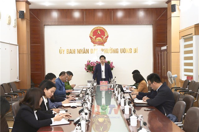 UBND phường 32Win12 com tại tài khoản giao ban thường kỳ tháng 1/2026