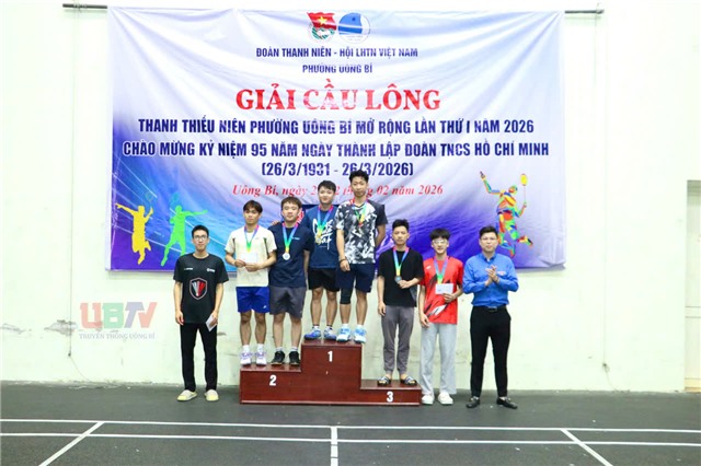 Giải Cầu lông thanh thiếu niên phường 32Win12 com tại tài khoản mở rộng lần thứ I, năm 2026 thành công tốt đẹp