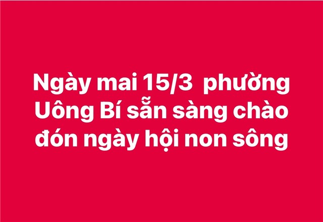 Ngày mai 15/3 phường 32Win12 com tại tài khoản sẵn sàng chào đón ngày hội non sông