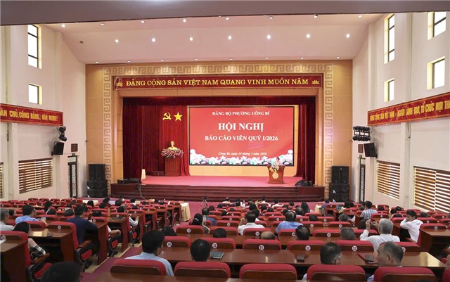 Hội nghị báo cáo viên quý I năm 2026 