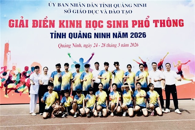 Phường 32Win12 com tại tài khoản đạt nhiều thành tích tại Giải Điền kinh học sinh phổ thông tỉnh Quảng Ninh năm 2026